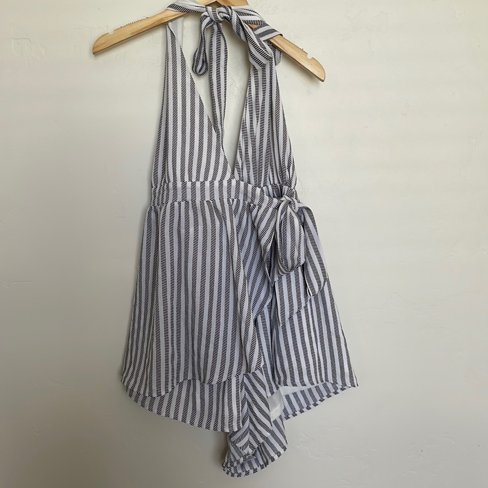 Striped romper